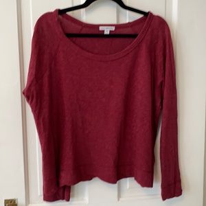 James Peres long-sleeve top - dark cranberry